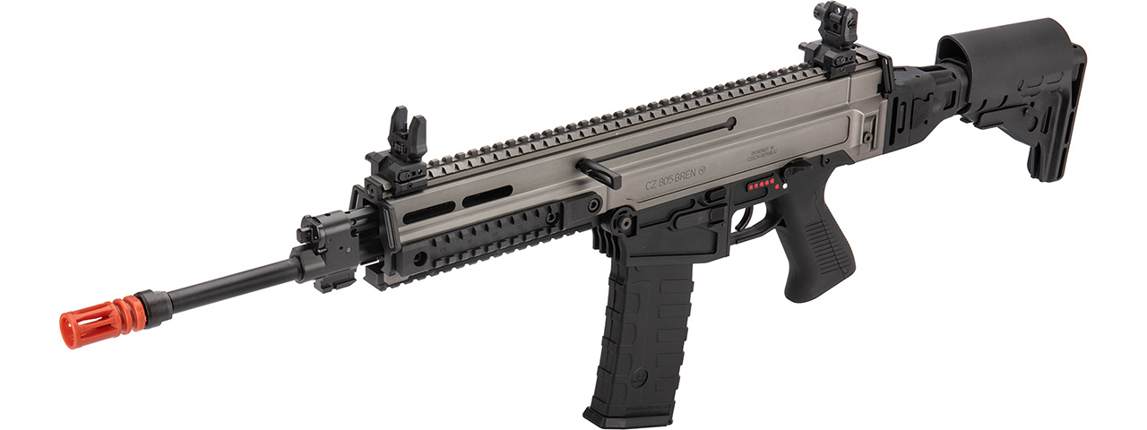 ASG Fully Licensed CZ 805 Bren A1 Carbine Airsoft AEG (Gray/Black) - Click Image to Close