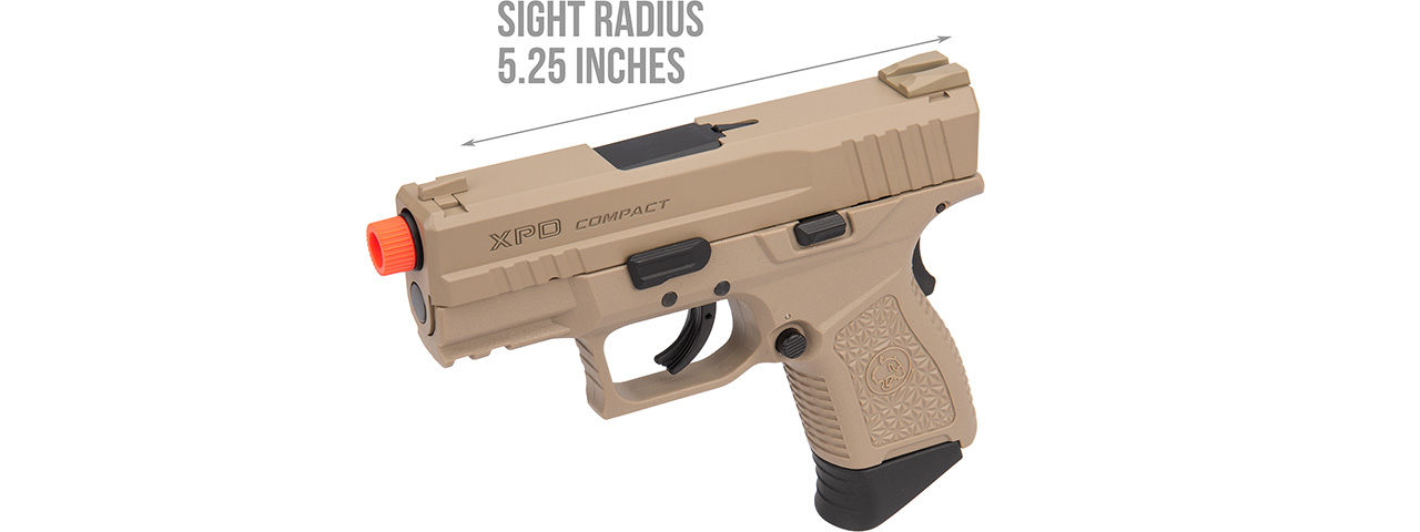 ICS BLE XPD Compact Personal Defender Pistol (Tan)