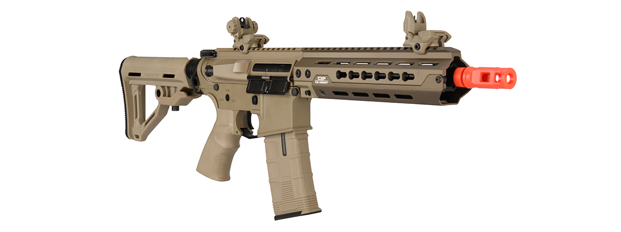 ICS CXP-HOG MTR (Rear Wired) Keymod AEG Rifle (Tan)