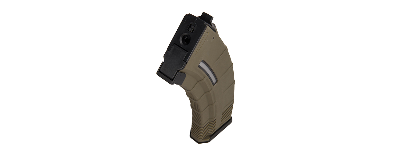 ICS CXP-ARK AK Style 540 Round Hi-Cap AEG Magazine (OD Green) - Click Image to Close