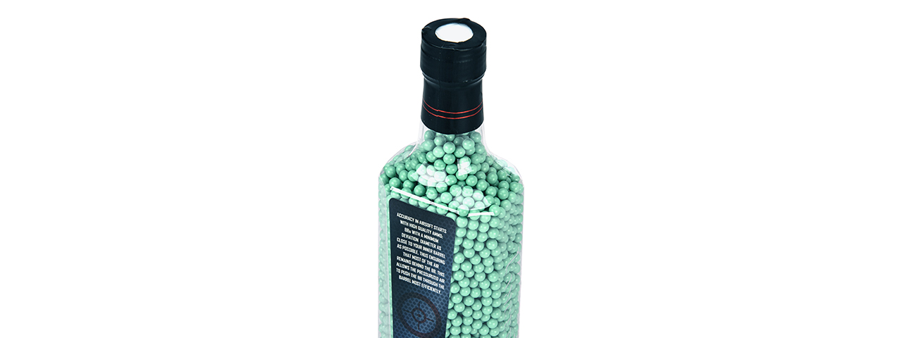 Lancer Tactical 5100 Round 0.20g Seamless Airsoft BBs (Color: Green) - Click Image to Close