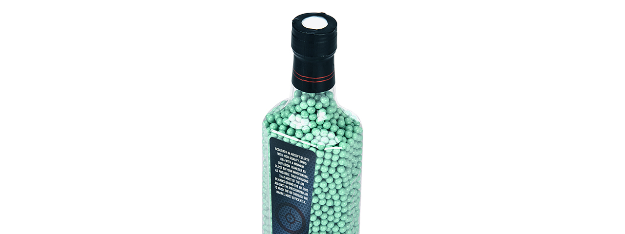 Lancer Tactical 5100 Round 0.25g Seamless Airsoft BBs (Color: Green)