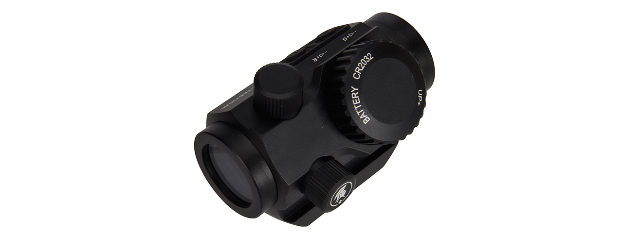 Lancer Tactical Green & Red Dot Sight w/ Side Button (Black) - Click Image to Close