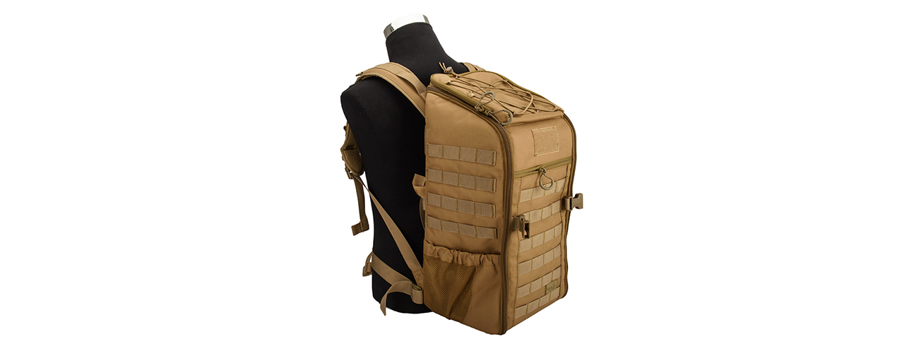 Lancer Tactical CA-2097K Assault Backpack (Khaki) - Click Image to Close