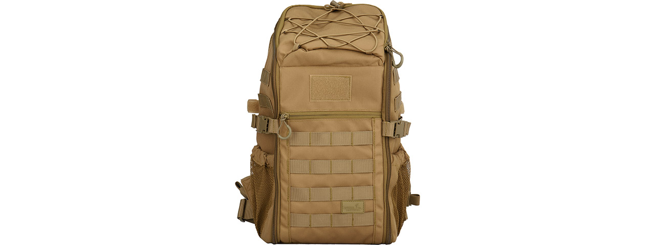 Lancer Tactical 14L Travel Backpack (Khaki) - Click Image to Close