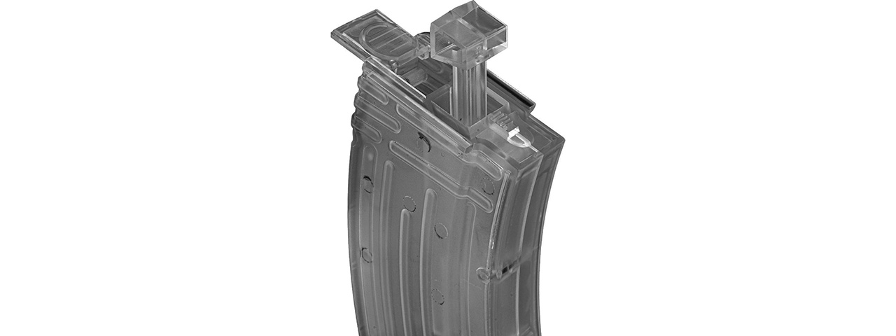 500 Round AK Magazine-Style Speedloader (Color: Smoked) - Click Image to Close