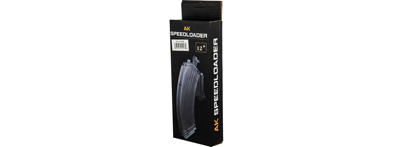 500 Round AK Magazine-Style Speedloader (Color: Smoked) - Click Image to Close