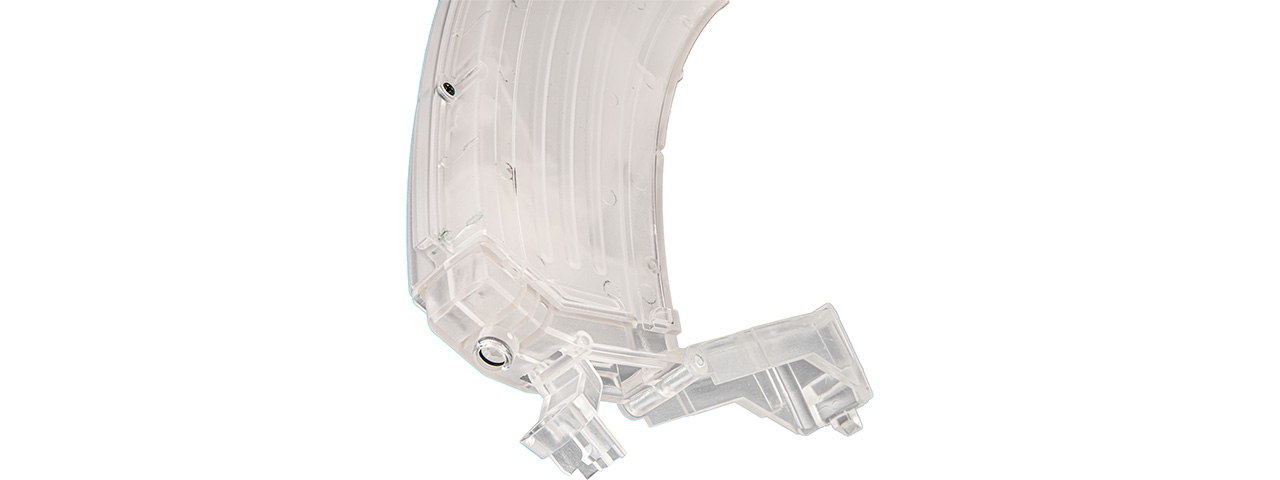 500 Round AK Magazine-Style Speedloader (Color: Clear) - Click Image to Close