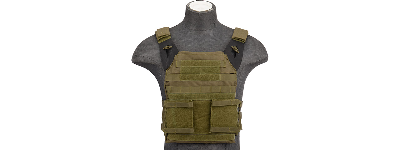 WoSport Tactical Vest 2.0 (OD Green) - Click Image to Close