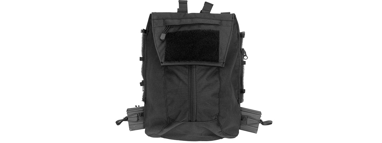 WST Tactical Vest 2.0 Accessory Backpack Attachment I, Black - Click Image to Close