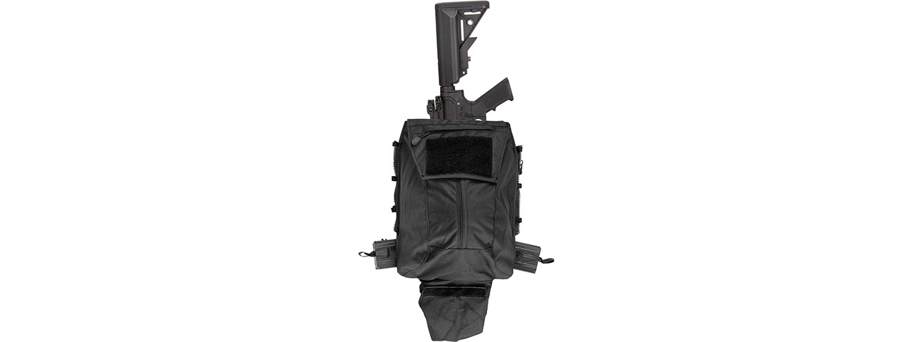 WST Tactical Vest 2.0 Accessory Backpack Attachment I, Black - Click Image to Close