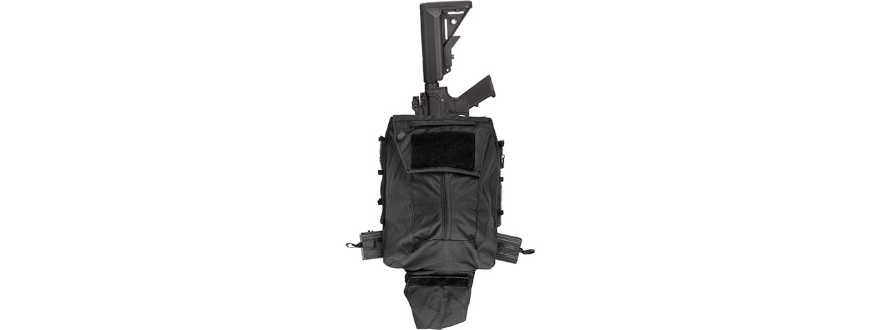 WST Tactical Vest 2.0 Accessory Backpack Attachment I, Black