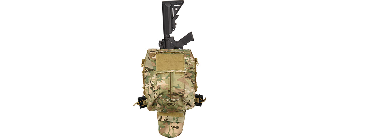 WoSport Tactical Vest 2.0 Accessory Backpack Attachment (Camo) - Click Image to Close