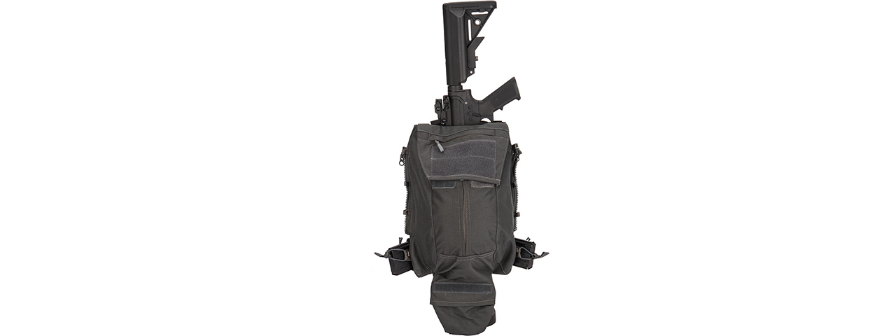 WST Tactical Vest 2.0 Accessory Backpack Attachment (Gray) - Click Image to Close