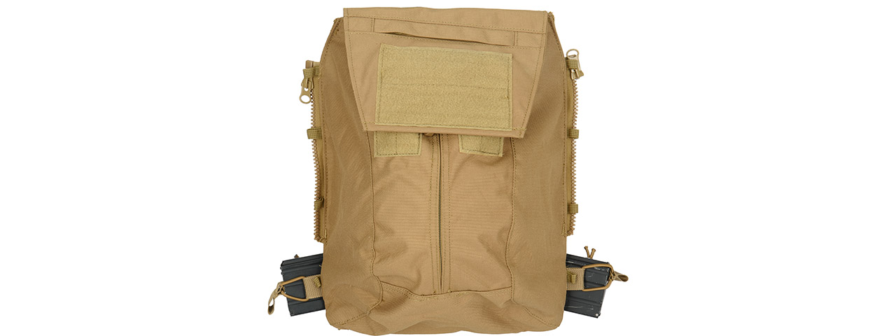 WoSport Tactical Vest 2.0 Accessory Backpack Attachment (Tan)