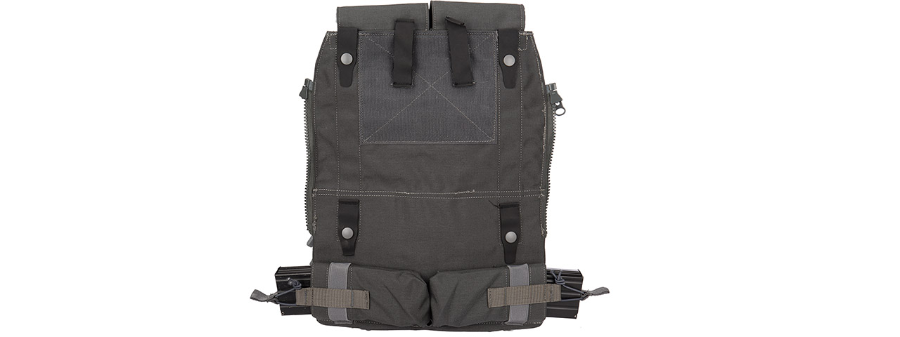 WST Tactical Vest 2.0 Accessory Pouches Backpack Attachment II, Gray - Click Image to Close