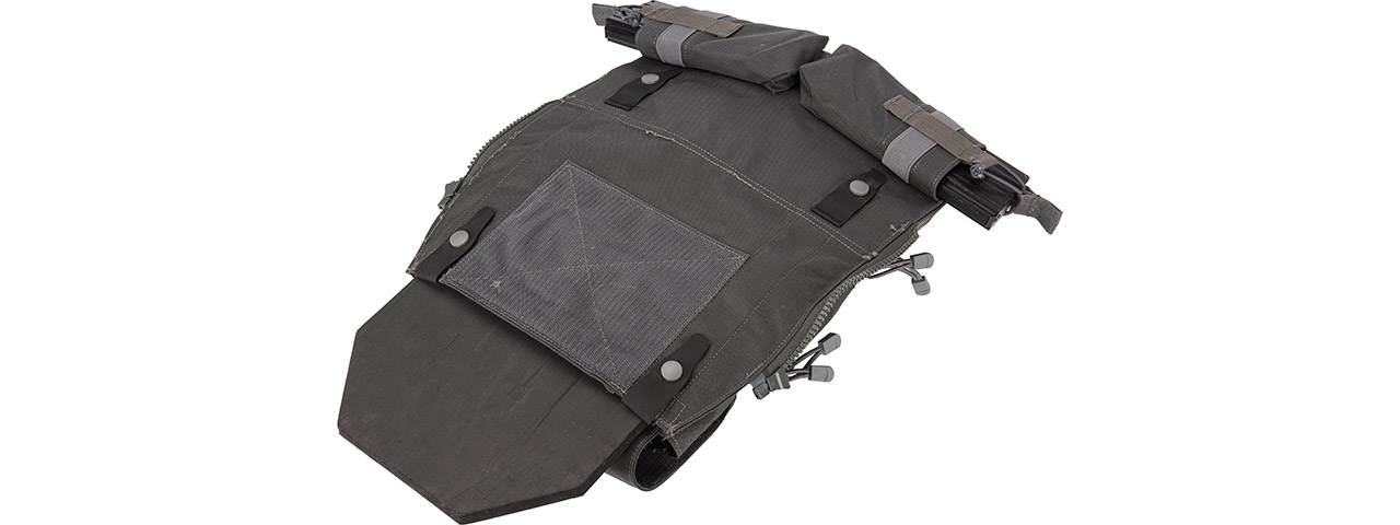 WST Tactical Vest 2.0 Accessory Pouches Backpack Attachment II, Gray - Click Image to Close
