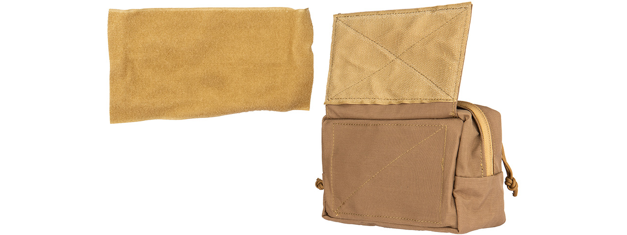 WoSport Sub-Abdominal Pouch for Chest Rig (Tan) - Click Image to Close