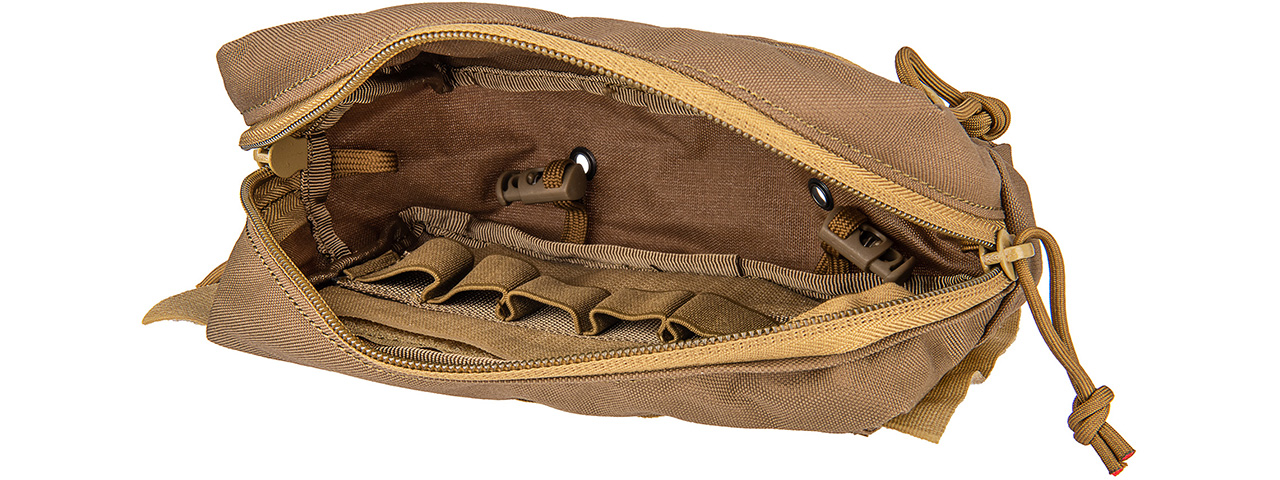 WoSport Sub-Abdominal Pouch for Chest Rig (Tan) - Click Image to Close