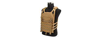 Lancer Tactical Lightweight Plate Carrier w/ Foam Dummy Plates (Khaki)