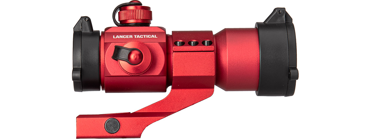 Lancer Tactical Red & Green Dot Cantilever Prism Scope (Red) - Click Image to Close
