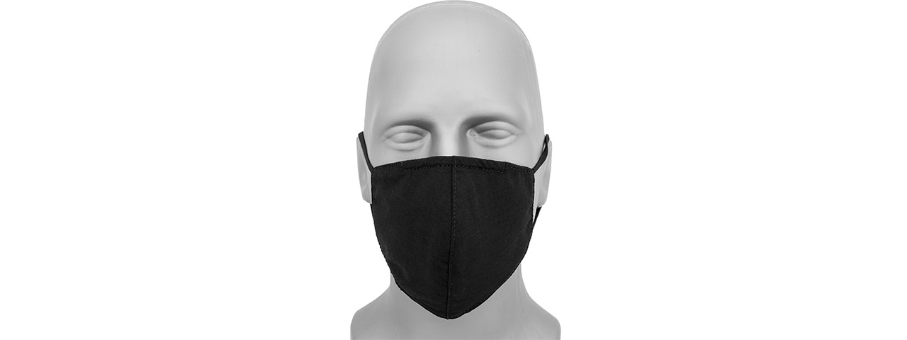 Knight Tactical Mask, Black - Click Image to Close
