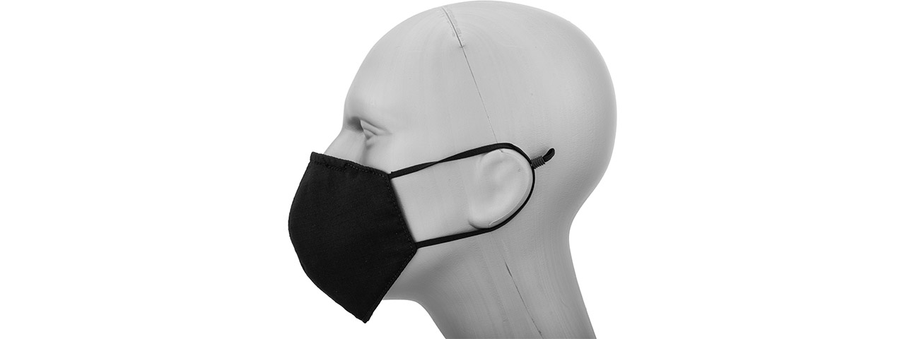 Knight Tactical Mask, Black - Click Image to Close