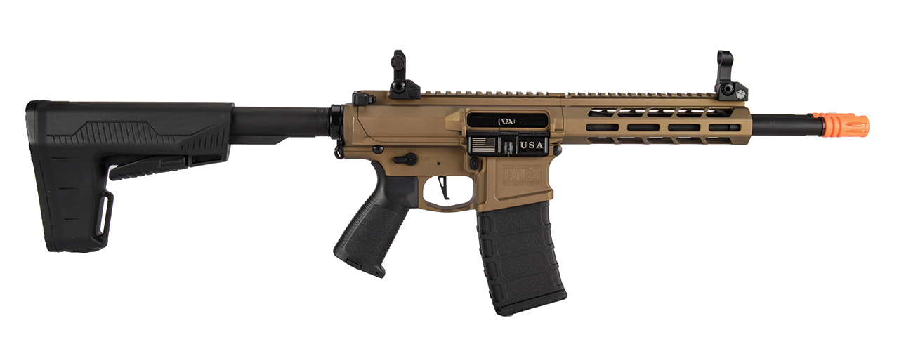 Classic Army DT-4 Double Barrel Airsoft M4 AEG Rifle (Color: Bronze) - Click Image to Close