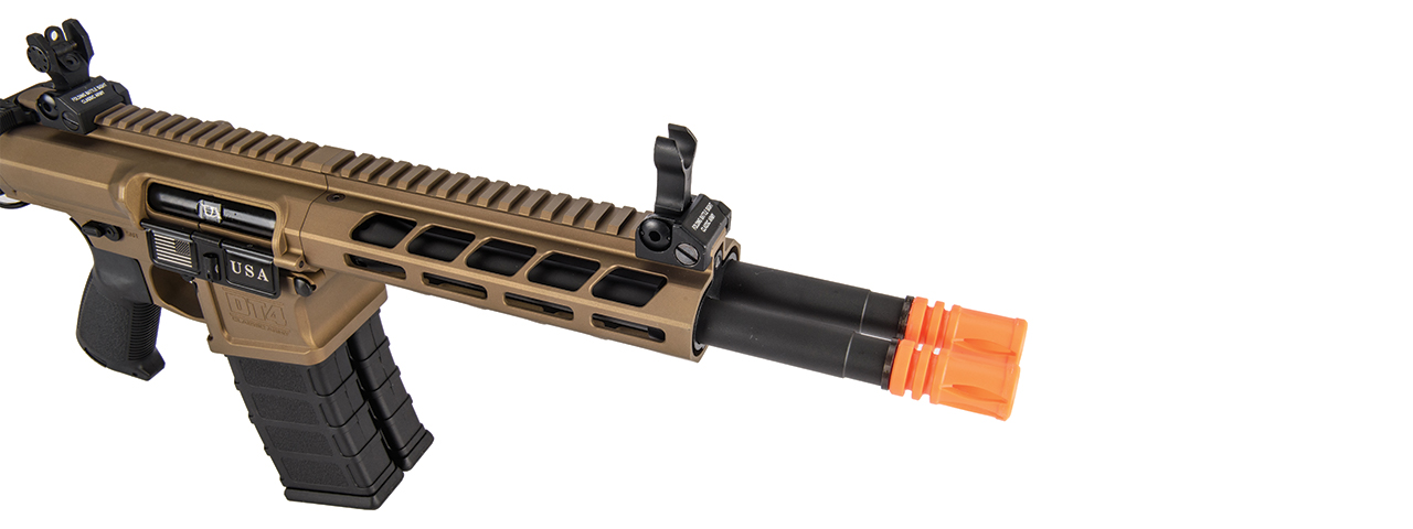 Classic Army DT-4 Double Barrel Airsoft M4 AEG Rifle (Color: Bronze) - Click Image to Close