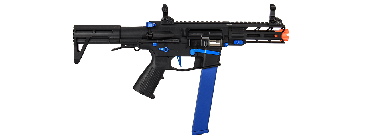 Classic Army Nemesis X9 AEG Airsoft SMG (Black/Blue)