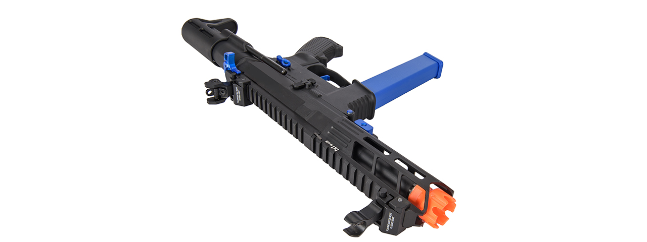 Classic Army Nemesis X9 AEG Airsoft SMG (Black/Blue)