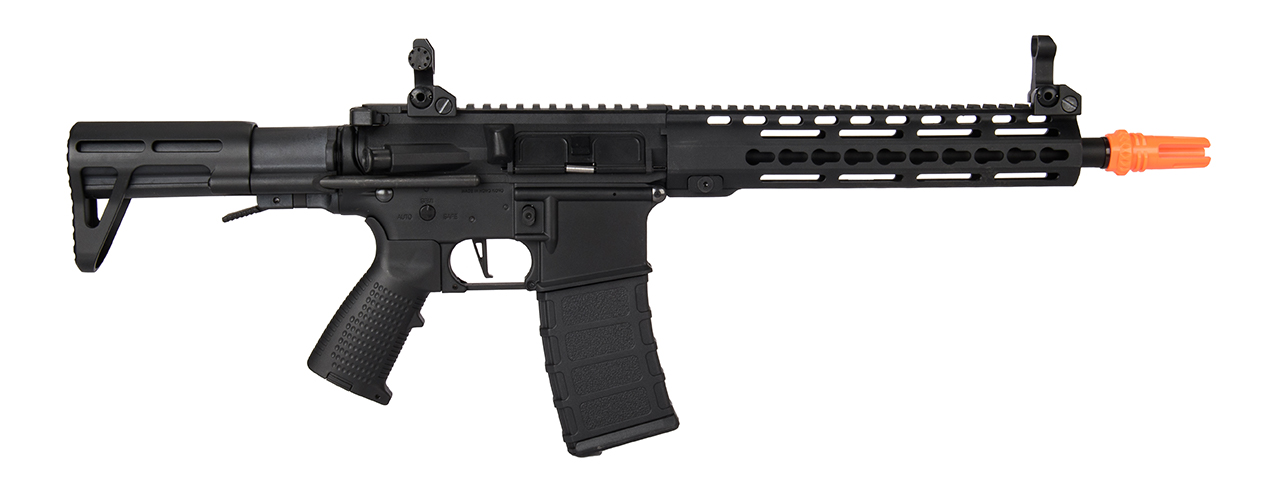 Classic Army KM10 ARS4 10" M-LOK M4 Airsoft AEG Rifle w/ PDW Stock (Black) - Click Image to Close