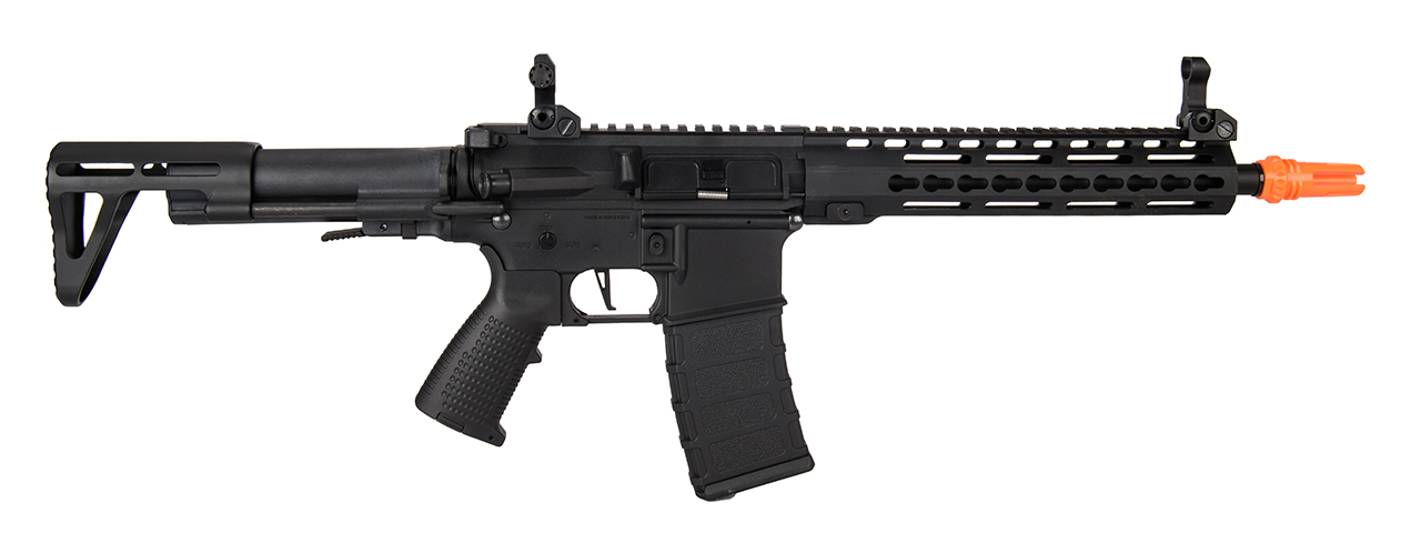 Classic Army KM10 ARS4 10" M-LOK M4 Airsoft AEG Rifle w/ PDW Stock (Black) - Click Image to Close