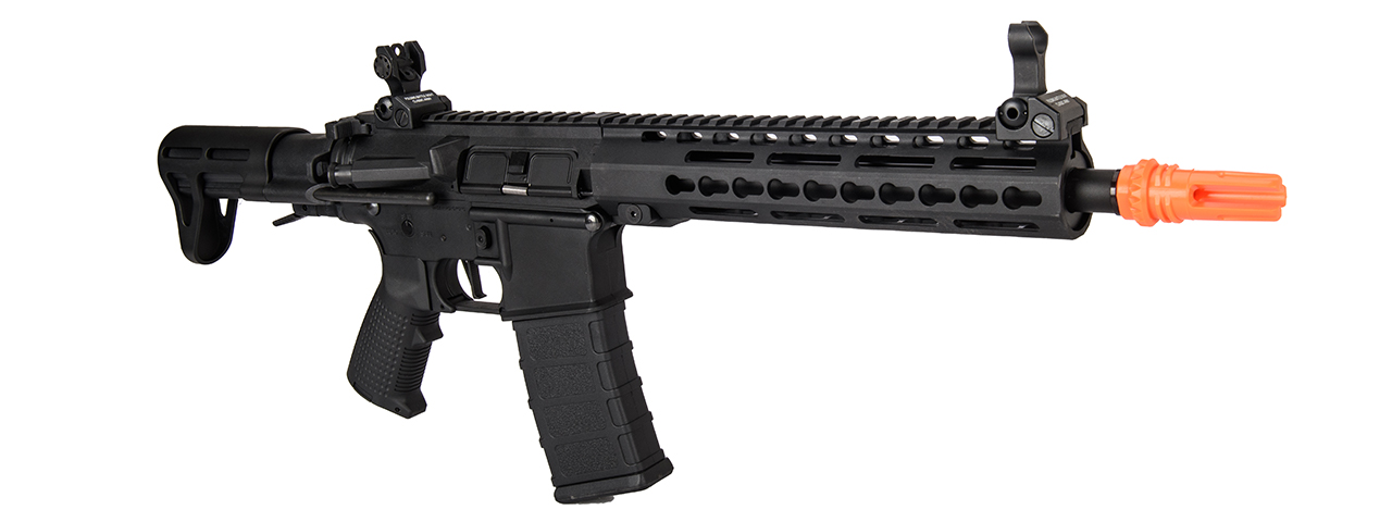 Classic Army KM10 ARS4 10" M-LOK M4 Airsoft AEG Rifle w/ PDW Stock (Black) - Click Image to Close