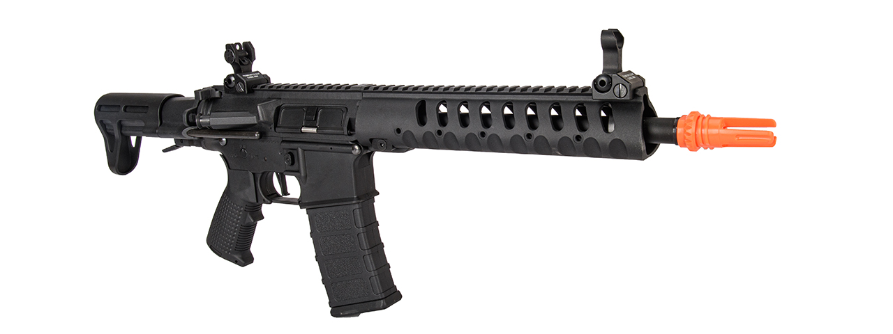 Classic Army 10" M-LOK Delta 10 M4 Airsoft AEG Rifle w/ PDW Stock (Black) - Click Image to Close