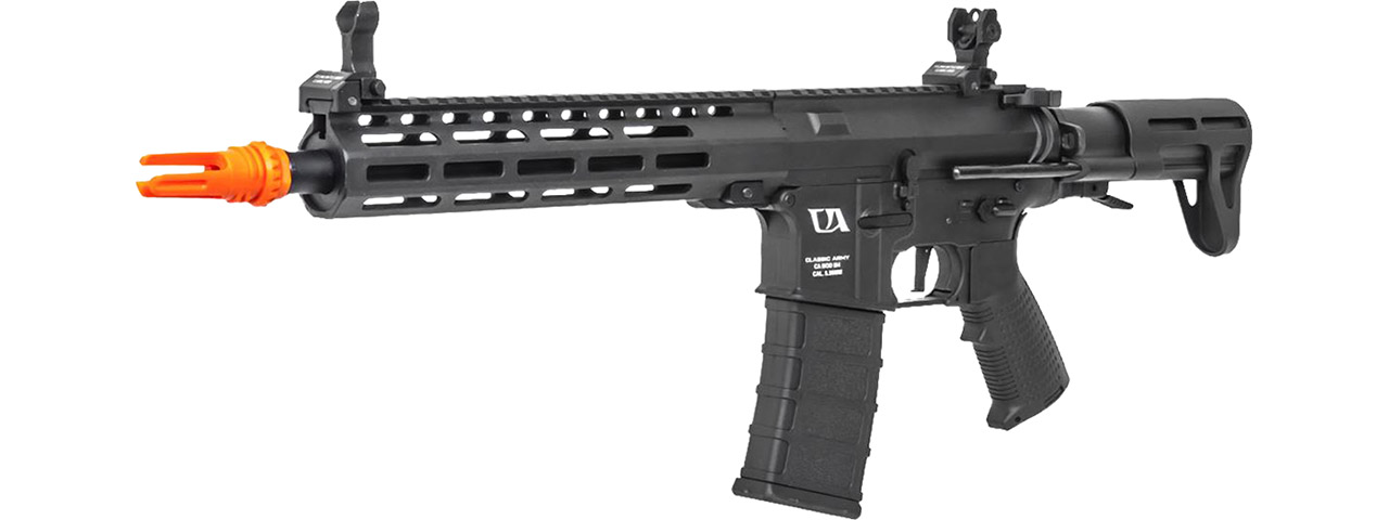 Classic Army Skirmish ECS ML10 M4 PDW M-LOK Carbine AEG Rifle, Bk - Click Image to Close