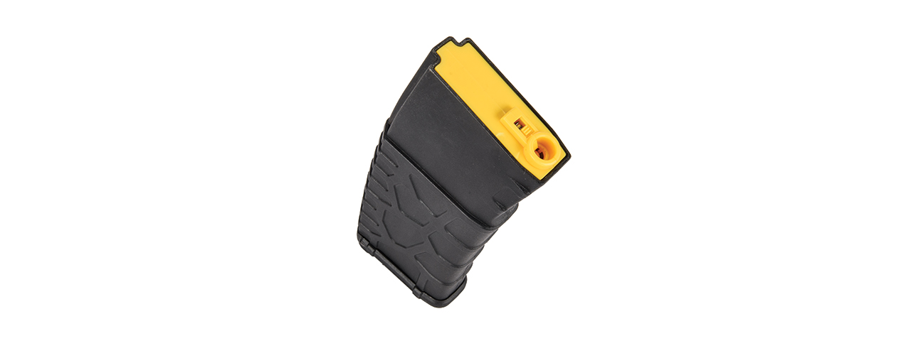 Classic Army M4 VMS 160 Round Mid Capacity AEG Magazine (Black / Yellow) - Click Image to Close