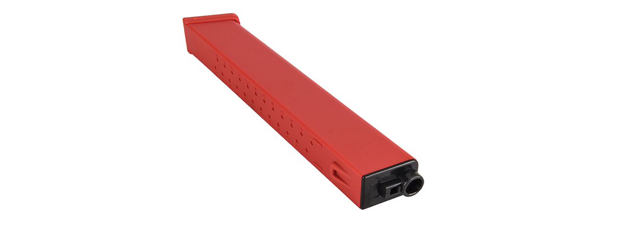 Classic Army Nemesis X9 120 Round Mid Capacity AEG Magazine (Red) - Click Image to Close