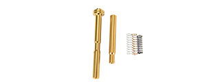 COWCOW CNC Stainless Steel Adjustable Spring Guide Rod for TM Hi-Capa Pistols (Gold)
