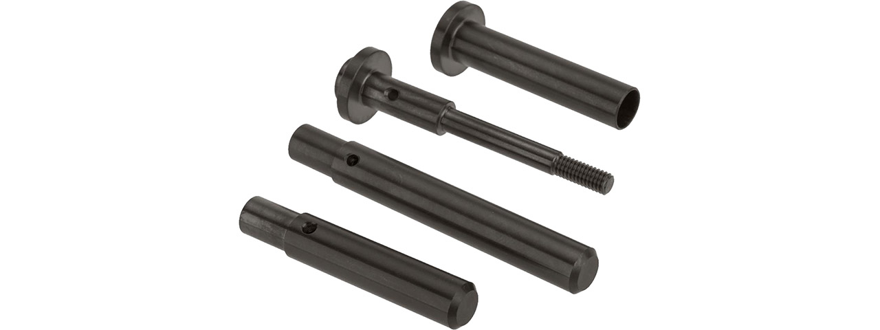 COWCOW CNC Stainless Steel Adjustable Spring Guide Rod for TM Hi-Capa Pistols (Black) - Click Image to Close