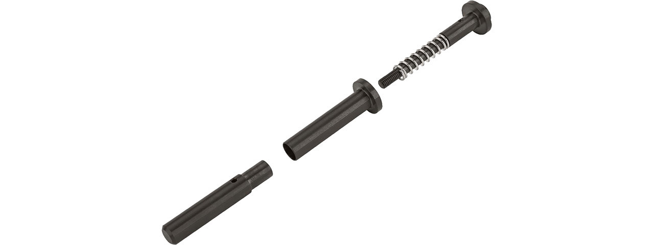 COWCOW CNC Stainless Steel Adjustable Spring Guide Rod for TM Hi-Capa Pistols (Black)