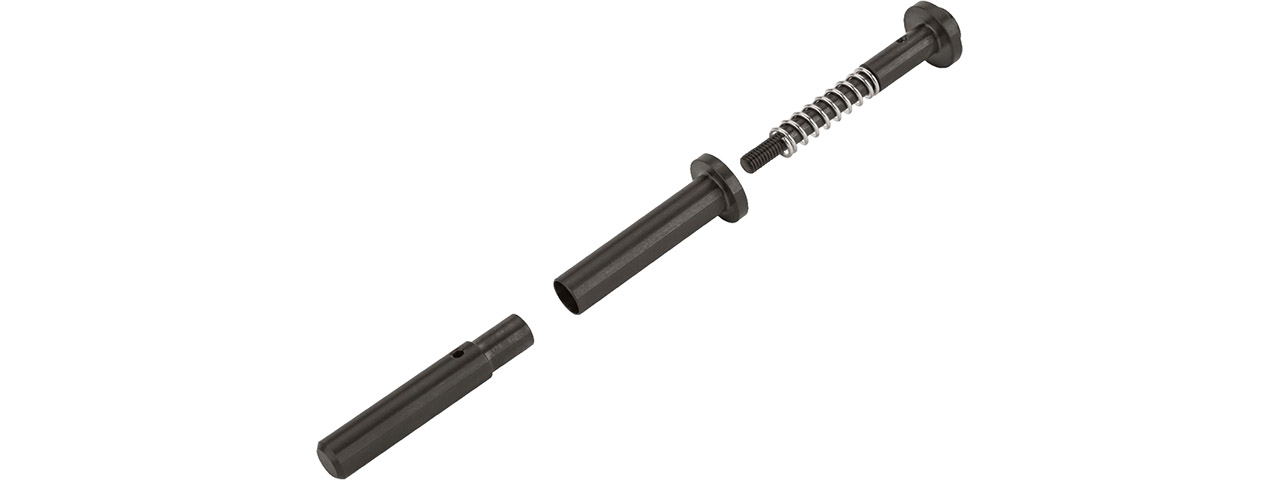 COWCOW CNC Stainless Steel Adjustable Spring Guide Rod for TM Hi-Capa Pistols (Black) - Click Image to Close