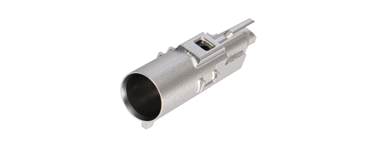 COWCOW CNC Aluminum High Flow Nozzle for TM Hi-Capa/1911 Pistols (Silver)