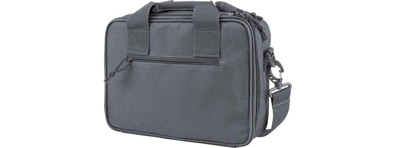 VISM by NcSTAR DOUBLE PISTOL RANGE BAG, URBAN GRAY - Click Image to Close