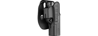 Cytac IWB F-Speeder Fast Draw Holster for Glock 17, 22, 31 Gen 1-4 (Black)