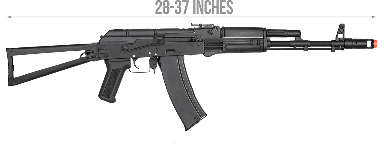 Double Bell AKS-74N Airsoft AEG Rifle [Metal Body] (BLACK) - Click Image to Close