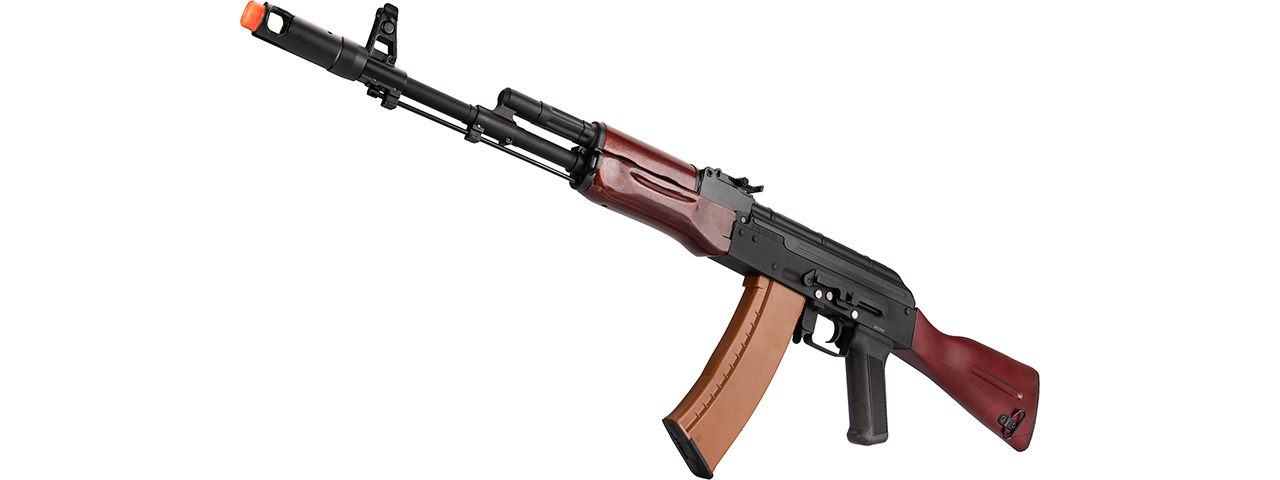 Double Bell AK74N AEG Airsoft Rifle [Type A] (BLACK / WOOD)