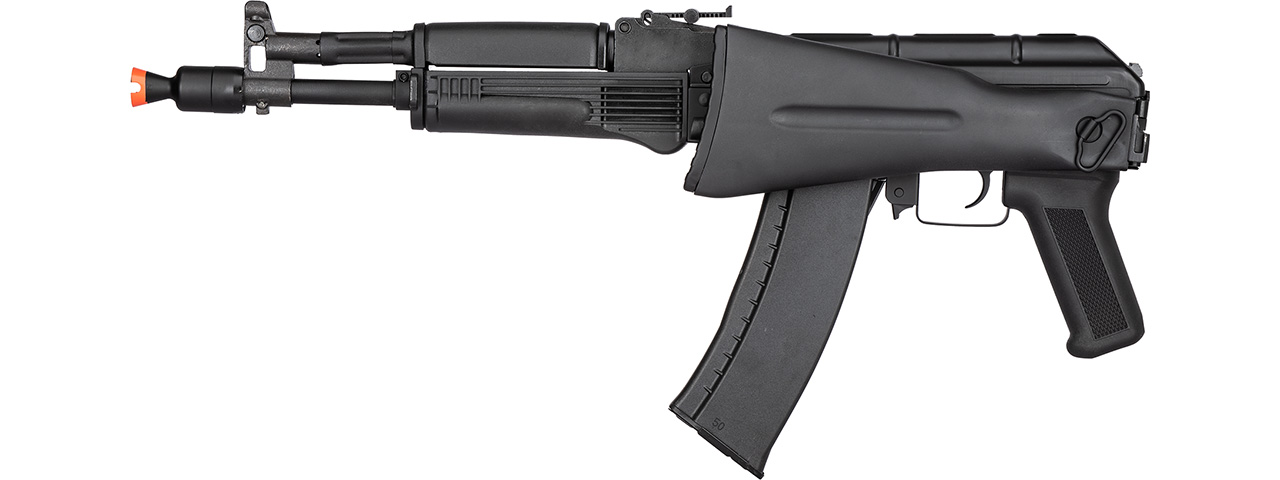 Double Bell AK-105 Airsoft AEG Rifle w/ Foldable Stock (BLACK) - Click Image to Close