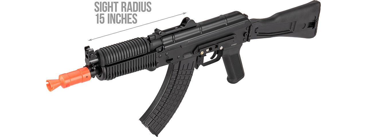 Double Bell AK Krinkov Short Barrel Airsoft AEG Rifle (BLACK) - Click Image to Close