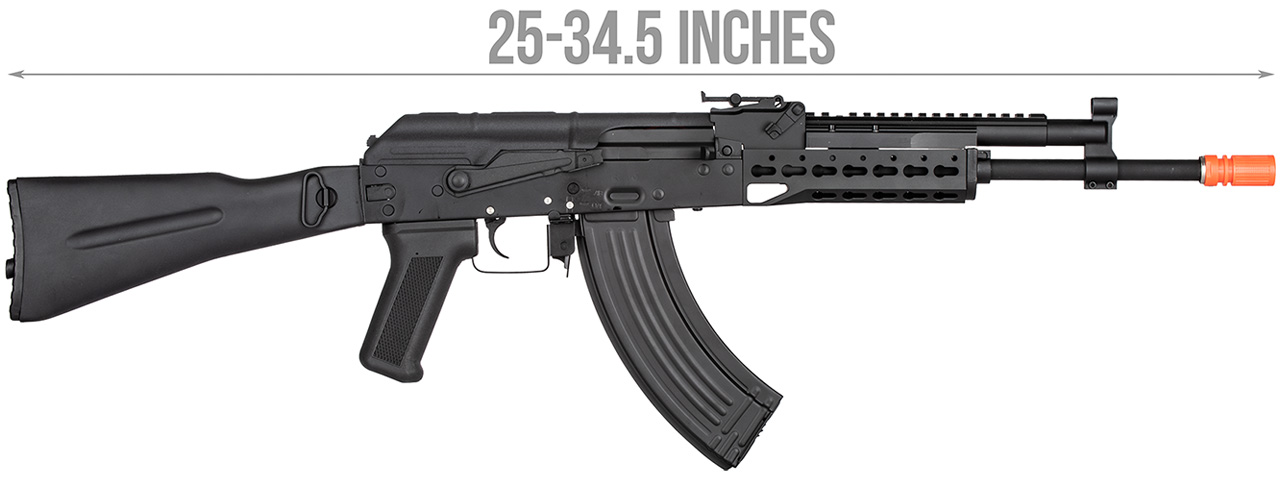 Double Bell AK-74M Airsoft AEG Rifle w/ KeyMod Handguard (BLACK)